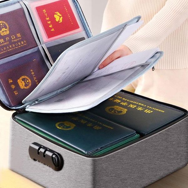 storage bags large document bag file folder essential oil travel passport card holder password privacy with lock
storage bags large document bag file folder essential oil travel passport card holder password privacy with lock