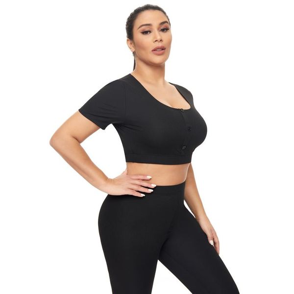 yoga outfit 2021 pit bar knitted nylon slim fit hip lifting sports casual leggings thick rib short women's top
yoga outfit 2021 pit bar knitted nylon slim fit hip lifting sports casual leggings thick rib short women's top