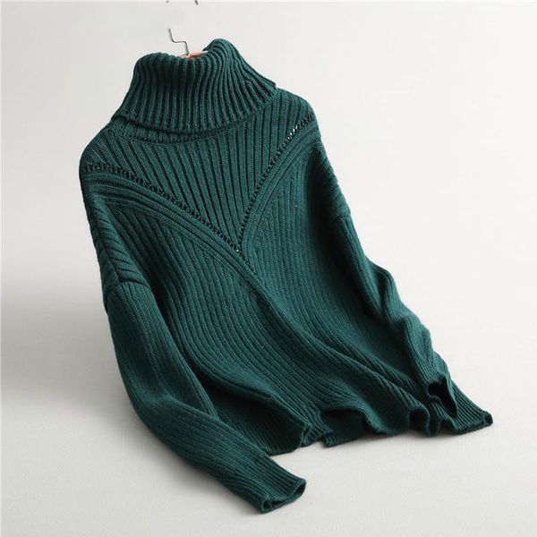 women's sweaters thick warm turtleneck sweater mujer autumn winter new harajuku long sleeve loose pullovers femme causal jumper to, White;black
women's sweaters thick warm turtleneck sweater mujer autumn winter new harajuku long sleeve loose pullovers femme causal jumper to, White;black