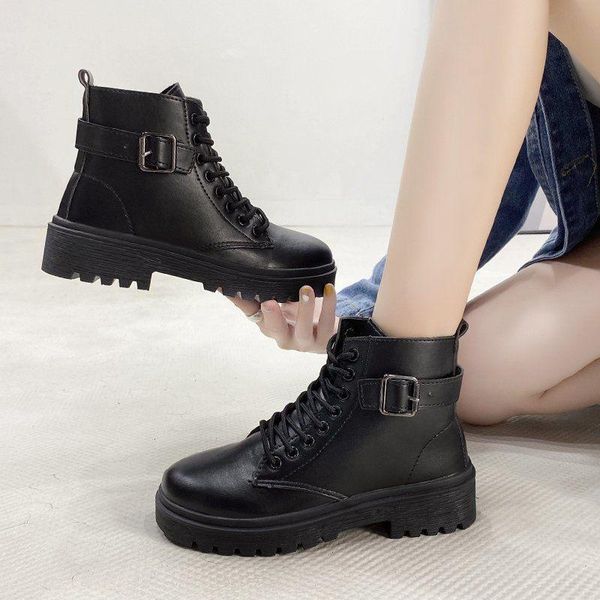 boots fashion women's winter plush buckle decoration female shoes zipper modern style platform plus size ladies ankle boot, Black
boots fashion women's winter plush buckle decoration female shoes zipper modern style platform plus size ladies ankle boot, Black