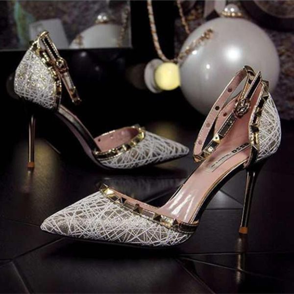 dress shoes female fashion sweet black buckle strap stiletto heels women wedding silver golden high heel zapatos mujer g7059
dress shoes female fashion sweet black buckle strap stiletto heels women wedding silver golden high heel zapatos mujer g7059