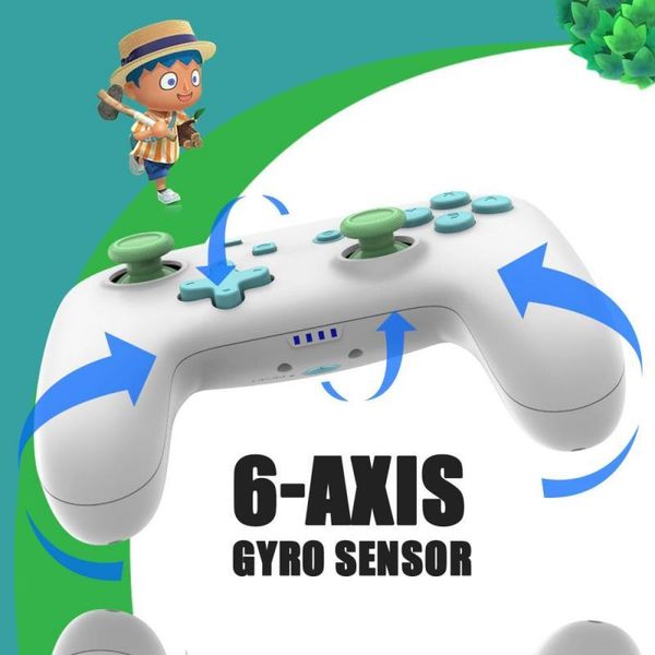 game controllers & joysticks wireless bluetooth gamepad for switch pro supports gyroscope axis function dual motor vibration
game controllers & joysticks wireless bluetooth gamepad for switch pro supports gyroscope axis function dual motor vibration