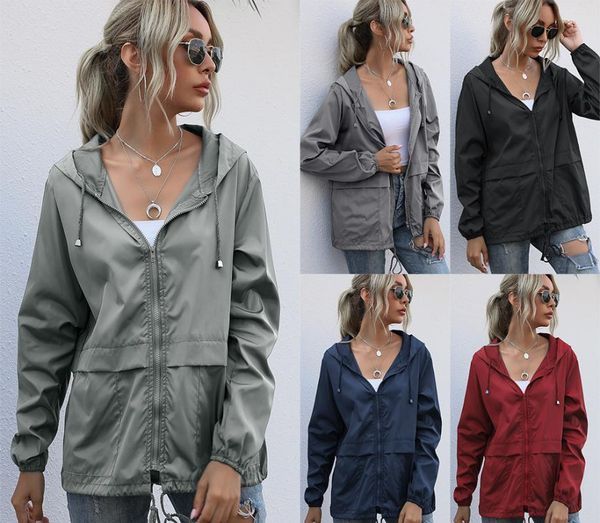 women's jackets women sporty zipper hooded jacket 2021 spring autumn casual loose waterproof windbreaker outwear oversized outdoor coat, Black;brown
women's jackets women sporty zipper hooded jacket 2021 spring autumn casual loose waterproof windbreaker outwear oversized outdoor coat, Black;brown