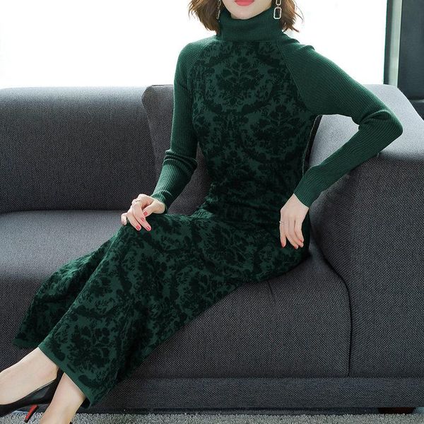 thicken extra long sweater dress autumn and winter retro high neck temperament printing slim fashion knit jumper women y535 casual dresses, Black;gray
thicken extra long sweater dress autumn and winter retro high neck temperament printing slim fashion knit jumper women y535 casual dresses, Black;gray