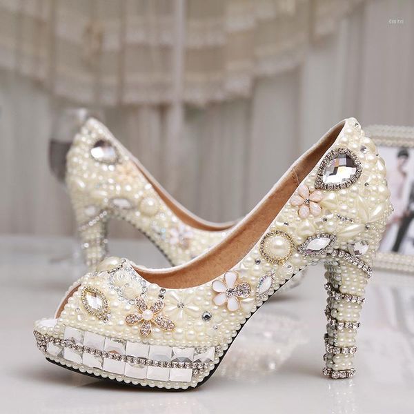 fashion 4 inches heel ivory pearl dress shoes peep toe women rhinestone bridal wedding high party prom, Black
fashion 4 inches heel ivory pearl dress shoes peep toe women rhinestone bridal wedding high party prom, Black