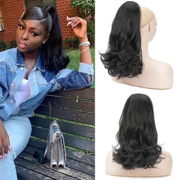 synthetic wigs azir tail warping 18" kinky straight hairpiece with two plastic comb drawstring ponytail hair natural black
synthetic wigs azir tail warping 18" kinky straight hairpiece with two plastic comb drawstring ponytail hair natural black