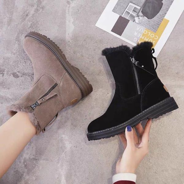 boots 2021 winter non-slip rubber cotton shoes help tide snowfield woman genuine leather, Black
boots 2021 winter non-slip rubber cotton shoes help tide snowfield woman genuine leather, Black
