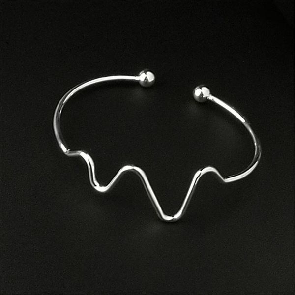 link, chain opening bangle for women stainless steel gold bracelets fashion simple gifts woman accesories jewelry, Black
link, chain opening bangle for women stainless steel gold bracelets fashion simple gifts woman accesories jewelry, Black