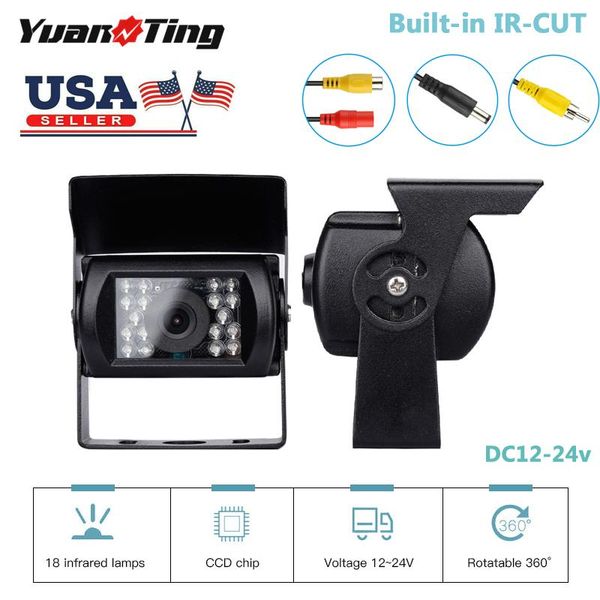 car rear view cameras& parking sensors yuanting backup 18 led ir night vision hd ccd waterproof vehicle reverse camera 12v 24v without guide
car rear view cameras& parking sensors yuanting backup 18 led ir night vision hd ccd waterproof vehicle reverse camera 12v 24v without guide
