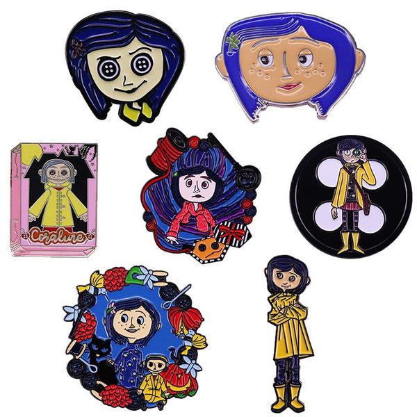 pins, brooches coraline brooch spooky button eyes doll badge mysterious two worlds adventurous girl pin thriller fantasy film halloween jewe, Gray
pins, brooches coraline brooch spooky button eyes doll badge mysterious two worlds adventurous girl pin thriller fantasy film halloween jewe, Gray