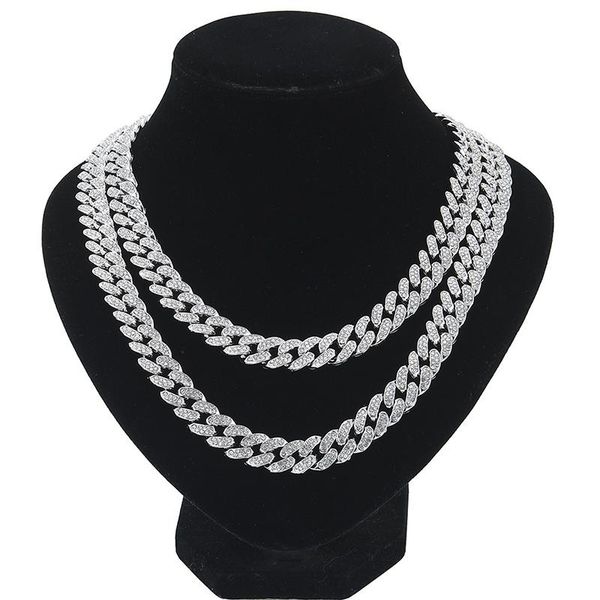 chains hip hop link cuban necklaces neck chain rhinestones necklace for men 13mm miami punk rapper choker gold silver color jewelry
chains hip hop link cuban necklaces neck chain rhinestones necklace for men 13mm miami punk rapper choker gold silver color jewelry