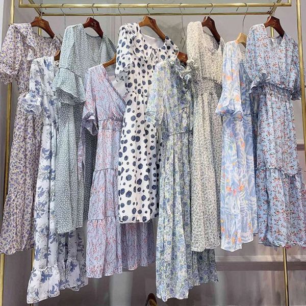 casual dress spring and summer ouyue temperament leisure chiffon korean floral dress spring autumn small, Black;gray
casual dress spring and summer ouyue temperament leisure chiffon korean floral dress spring autumn small, Black;gray