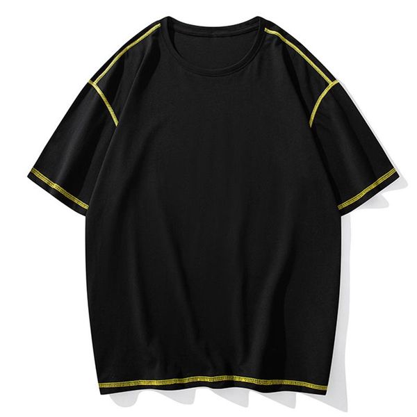 men's t-shirts fashion short sleeve t-shirt casual loose collar base summer pure color, White;black
men's t-shirts fashion short sleeve t-shirt casual loose collar base summer pure color, White;black