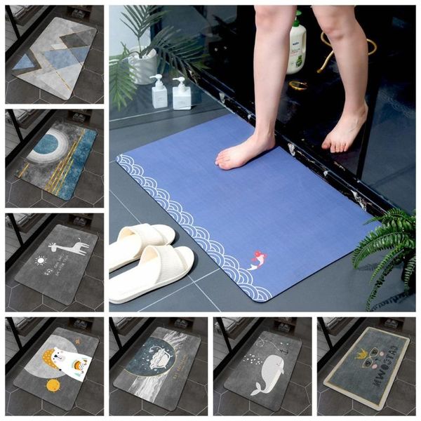 bath mats 60x40cm household non-slip floor nappa skin entrance doormat bathroom rug quick drying mat super absorbent
bath mats 60x40cm household non-slip floor nappa skin entrance doormat bathroom rug quick drying mat super absorbent