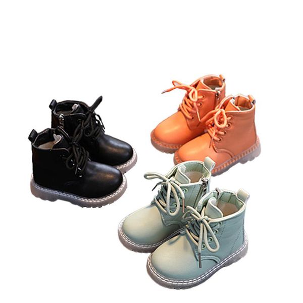 baby kid girls boys boots fashion side zipper lace-up pu leather waterproof ankle for 3-6years, Black;grey
baby kid girls boys boots fashion side zipper lace-up pu leather waterproof ankle for 3-6years, Black;grey