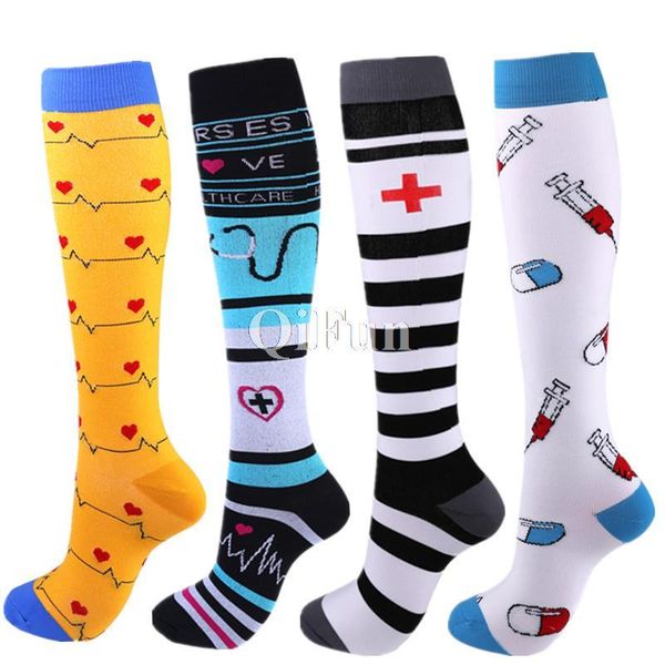 men's socks compression knee high varicose veins edema diabetes sports nylon cycling for men women, Black
men's socks compression knee high varicose veins edema diabetes sports nylon cycling for men women, Black
