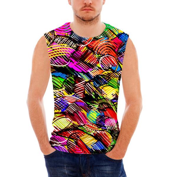 men' tank fashion gym sleeveless shirt men bodybuilding fitness workout swirl print singlet stringer summer casual vest, White;black
men' tank fashion gym sleeveless shirt men bodybuilding fitness workout swirl print singlet stringer summer casual vest, White;black