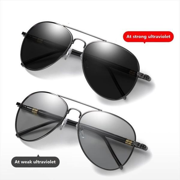 classic pchromic sunglasses for men women polarized chameleon sun glasses male driving pilot vintage fashing camping goggles, White;black
classic pchromic sunglasses for men women polarized chameleon sun glasses male driving pilot vintage fashing camping goggles, White;black