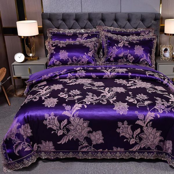 bedding sets drop wedding duvet cover set jacquard lace pillowcase (3pcs no bedsheet )european luxury purple flowers
bedding sets drop wedding duvet cover set jacquard lace pillowcase (3pcs no bedsheet )european luxury purple flowers