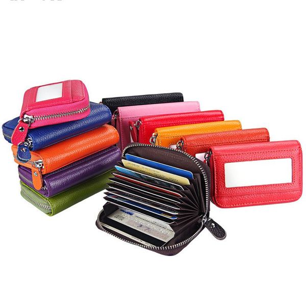 card holders holder korean gift rfid genuine leather foreign trade explosion, Brown;gray
card holders holder korean gift rfid genuine leather foreign trade explosion, Brown;gray