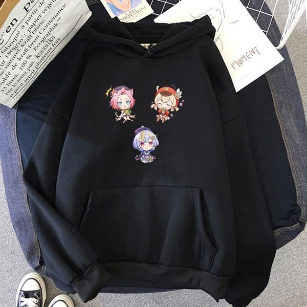 women's hoodies & sweatshirts genshin impact hoodie diona, klee and qiqi streetwear women kawaii clothing aesthetic oversized sweatshir, Black
women's hoodies & sweatshirts genshin impact hoodie diona, klee and qiqi streetwear women kawaii clothing aesthetic oversized sweatshir, Black