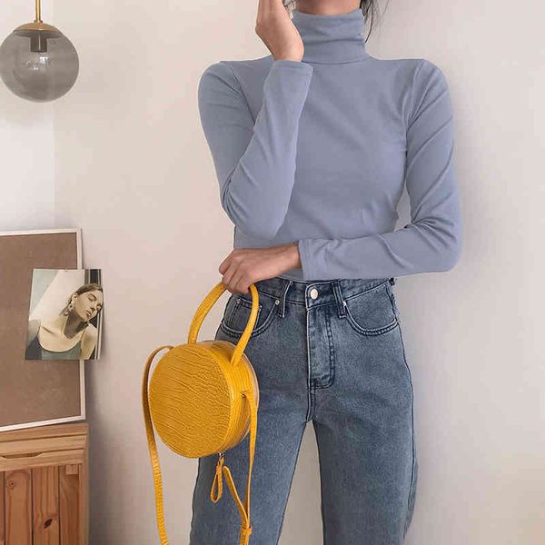 turtleneck soft warm bottoming shirt sweater female autumn wild long-sleeved shirt tight-fitting chic pullovers jumper 210514, White;black
turtleneck soft warm bottoming shirt sweater female autumn wild long-sleeved shirt tight-fitting chic pullovers jumper 210514, White;black