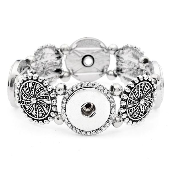 charm bracelets wide metal 18mm snap buttons stretchy bracelet jewelry for men & women, Golden;silver
charm bracelets wide metal 18mm snap buttons stretchy bracelet jewelry for men & women, Golden;silver