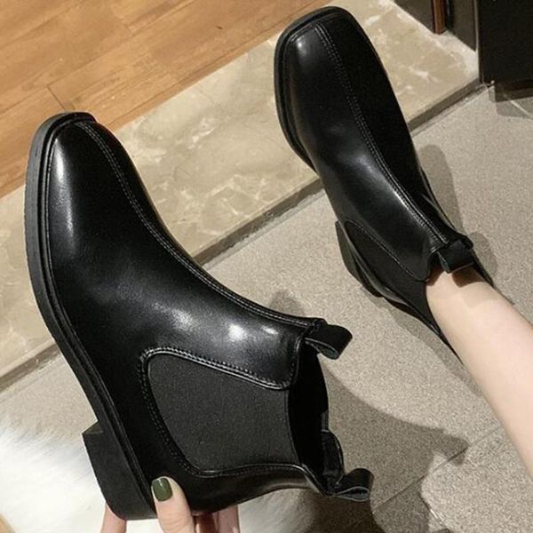 boots fashion retro casual women short 2021 autumn winter shoes for square head ankle botas de mujer kl663, Black
boots fashion retro casual women short 2021 autumn winter shoes for square head ankle botas de mujer kl663, Black