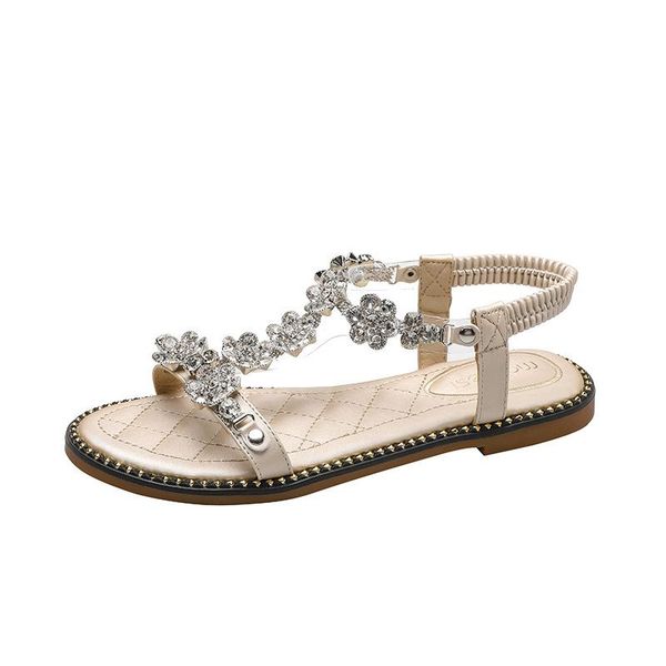 sandals luxury rhinestone summer women's stylish casual gladiator shoes breathable open toe beach flat footwear, Black
sandals luxury rhinestone summer women's stylish casual gladiator shoes breathable open toe beach flat footwear, Black