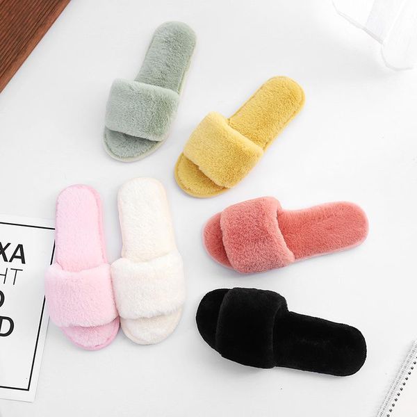 candy-colored car stitch slippers ladies' plush shoes open-toed non-slip light autumn and winter home slipper, Black
candy-colored car stitch slippers ladies' plush shoes open-toed non-slip light autumn and winter home slipper, Black