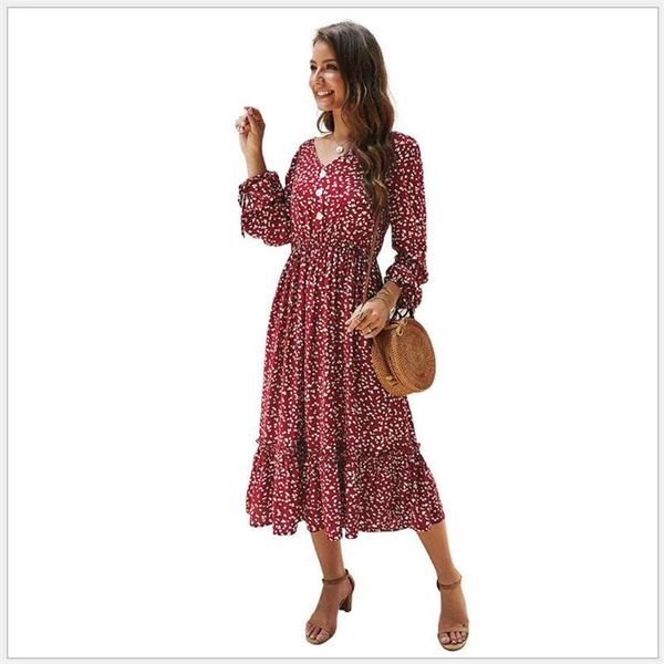 casual dresses women dress 2021 summer autumn boho style floral print v-neck long vacation beach ladies vestidos g552, Black;gray
casual dresses women dress 2021 summer autumn boho style floral print v-neck long vacation beach ladies vestidos g552, Black;gray