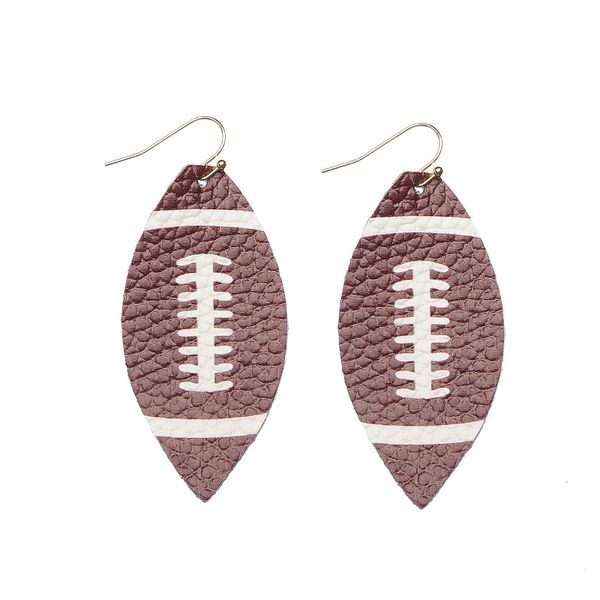 women creative handmade sports series leather earrings hoop baseball basketball softball football volleyball, Silver
women creative handmade sports series leather earrings hoop baseball basketball softball football volleyball, Silver