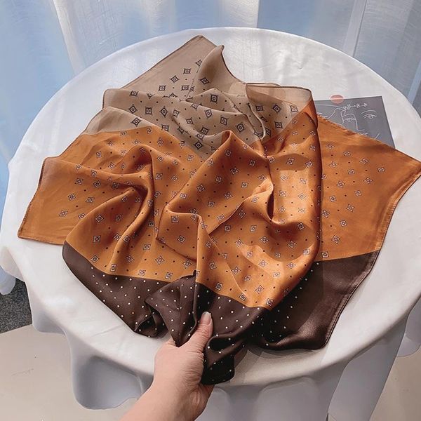 scarves 2021 spring square scarf women print silk feeling hair band foulard female neckerchief lady bandana luxury, Blue;gray
scarves 2021 spring square scarf women print silk feeling hair band foulard female neckerchief lady bandana luxury, Blue;gray