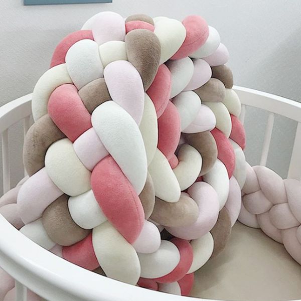 200cm newborn crib bumper baby bed bumper infant knot pillow bumper 6 braids baby crib protector cunas para el bebe
200cm newborn crib bumper baby bed bumper infant knot pillow bumper 6 braids baby crib protector cunas para el bebe