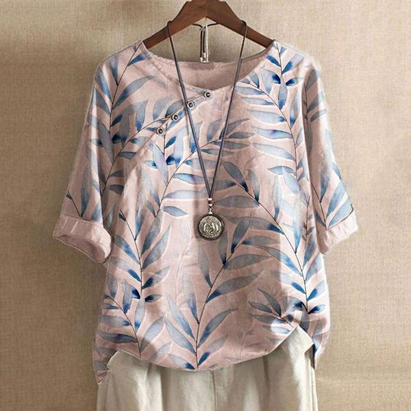 women's blouses & shirts plus size blue leaf printed shirt women casual loose o-neck button tunic blouse and roll up sleeve kimono blu, White
women's blouses & shirts plus size blue leaf printed shirt women casual loose o-neck button tunic blouse and roll up sleeve kimono blu, White
