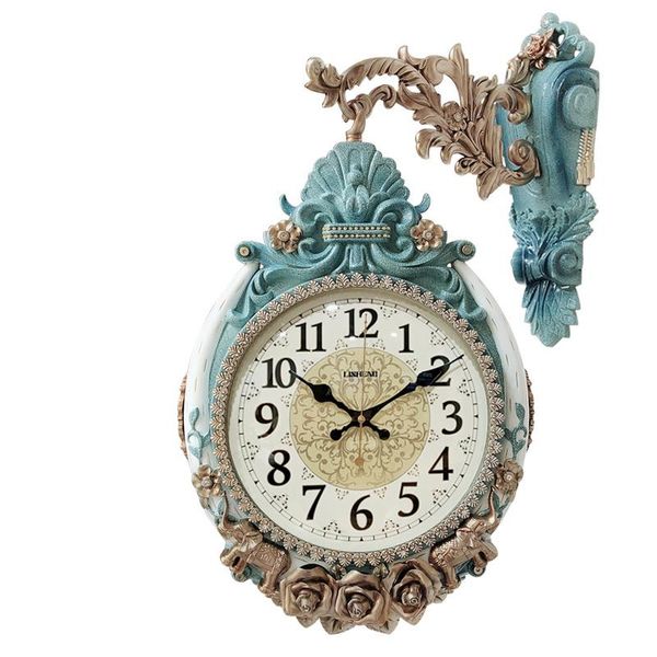 wall clocks quartz clock living room double-sided european silent creative home watch decorative 50wc022
wall clocks quartz clock living room double-sided european silent creative home watch decorative 50wc022