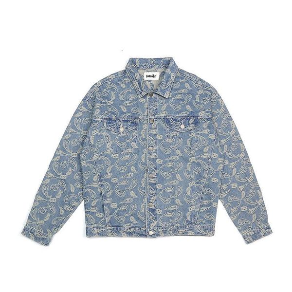 men's jackets fashion cashew flowers embroidery denim hip hop streetwear coat for male lwx3, Black;brown
men's jackets fashion cashew flowers embroidery denim hip hop streetwear coat for male lwx3, Black;brown