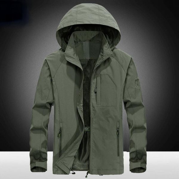 men's tracksuits men's trench coat jacket, hooded spring and autumn 2021 large multi-pocket casual, Gray
men's tracksuits men's trench coat jacket, hooded spring and autumn 2021 large multi-pocket casual, Gray