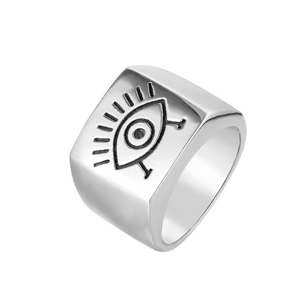 2021 design hieroglyph oracle eye finger rings for women fashion jewelry accessories vintage stainless steel wedding bands, Silver
2021 design hieroglyph oracle eye finger rings for women fashion jewelry accessories vintage stainless steel wedding bands, Silver