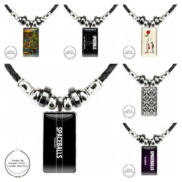 pendant necklaces clear for child funny spaceballs steel color glass cabochon with rectangle shaped choker black hematite necklace, Silver
pendant necklaces clear for child funny spaceballs steel color glass cabochon with rectangle shaped choker black hematite necklace, Silver