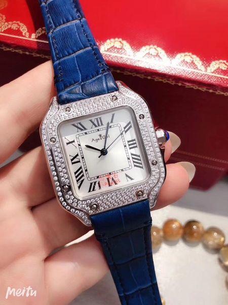 wristwatches luxury men silver full diamond bezel black blue leather stainless steel quartz rome sapphire square watch, Slivery;brown
wristwatches luxury men silver full diamond bezel black blue leather stainless steel quartz rome sapphire square watch, Slivery;brown