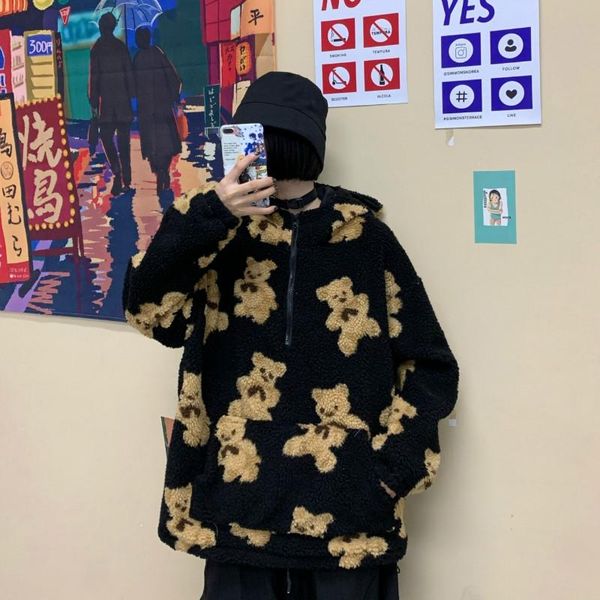 women's hoodies & sweatshirts winter 2002 sweatshirt for women oversized hoodie jacket womens clothes artificial lamb cloth fur female, Black
women's hoodies & sweatshirts winter 2002 sweatshirt for women oversized hoodie jacket womens clothes artificial lamb cloth fur female, Black