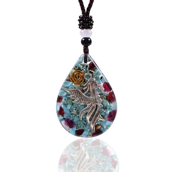 pendant necklaces bird turquoises orgone necklace orgonite energy generator soothe the soul pendule amulet jewelry, Silver
pendant necklaces bird turquoises orgone necklace orgonite energy generator soothe the soul pendule amulet jewelry, Silver