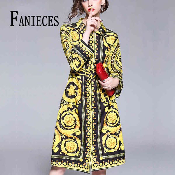summer runway mid calf casual dress women vintage elegant long sleeve printed high waist fashion dresses a-line streetwear 210520, Black;gray
summer runway mid calf casual dress women vintage elegant long sleeve printed high waist fashion dresses a-line streetwear 210520, Black;gray