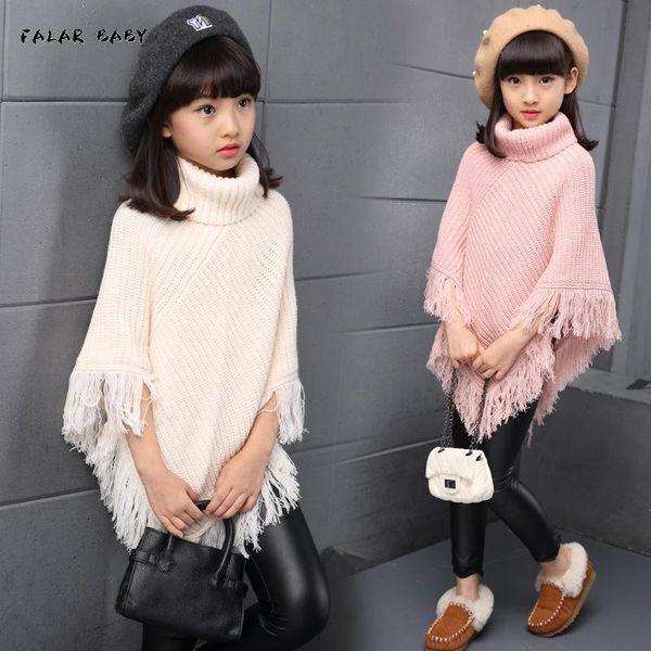poncho shawl cloak wrap cape for kid girl tassel turtleneck sweater knitwear baby children outwear warm coat and jackets, Blue;gray
poncho shawl cloak wrap cape for kid girl tassel turtleneck sweater knitwear baby children outwear warm coat and jackets, Blue;gray
