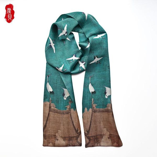 scarves chinese style real silk scarf women headband fashion hair band long gift for friend ribbons female lady foulard summer, Blue;gray
scarves chinese style real silk scarf women headband fashion hair band long gift for friend ribbons female lady foulard summer, Blue;gray