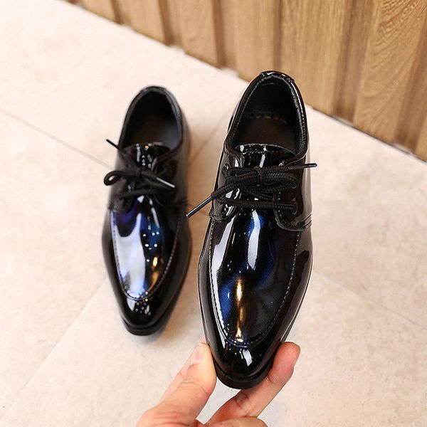 men oxford prints classic style dress shoes leather purple grey coffee lace up formal fashion business, Black