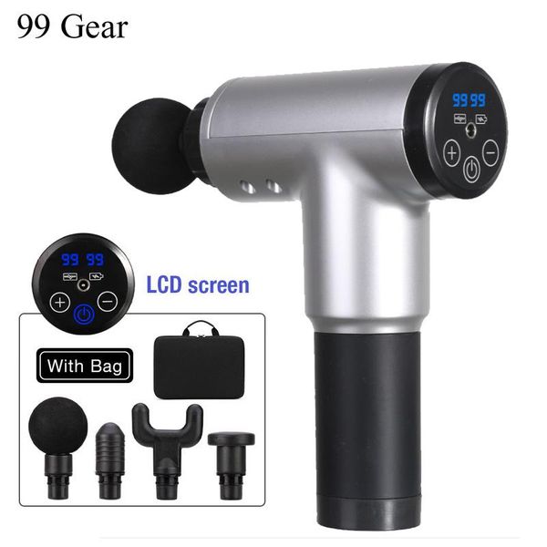 massage gun 4 heads & 99 speeds lcd display profession body muscle deep fascia massager for fitness slimming shaping pain relief
massage gun 4 heads & 99 speeds lcd display profession body muscle deep fascia massager for fitness slimming shaping pain relief