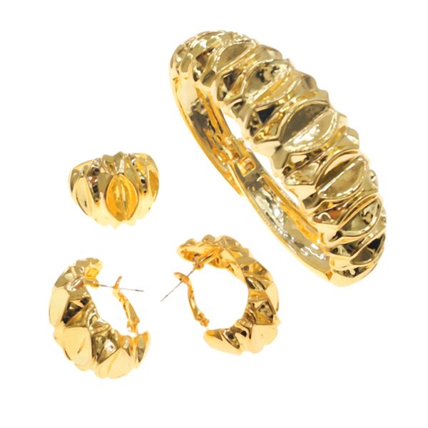 yulaili new design bracelet jewelry sets copper alloy gold plated brazilian beautiful bangle three pieces fashion women dating jewellery set, Silver
yulaili new design bracelet jewelry sets copper alloy gold plated brazilian beautiful bangle three pieces fashion women dating jewellery set, Silver
