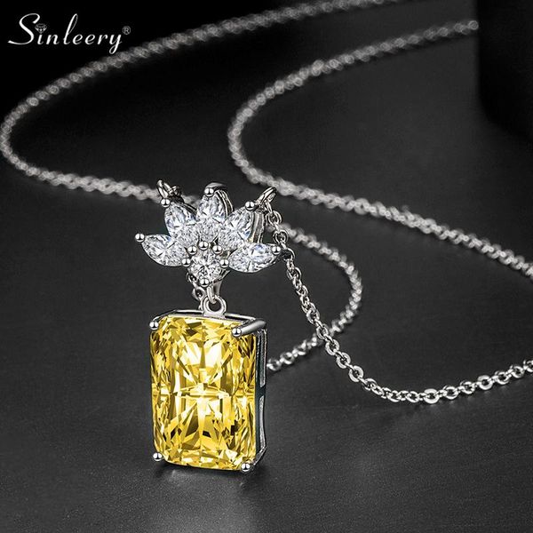 pendant necklaces sinleery luxurious necklace for women square yellow pink blue white cubic zirconia silver color chain banquet jewelry xl01
pendant necklaces sinleery luxurious necklace for women square yellow pink blue white cubic zirconia silver color chain banquet jewelry xl01